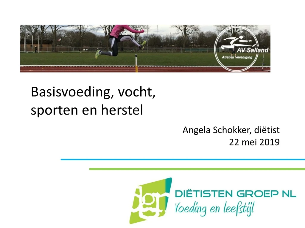 basisvoeding vocht sporten en herstel