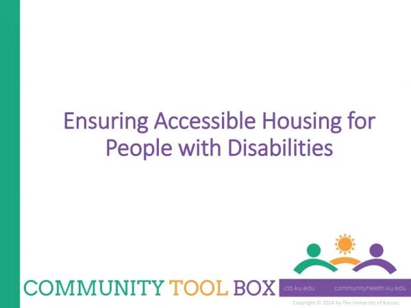 Ensuring Accessible Housing for People with Disabilities
