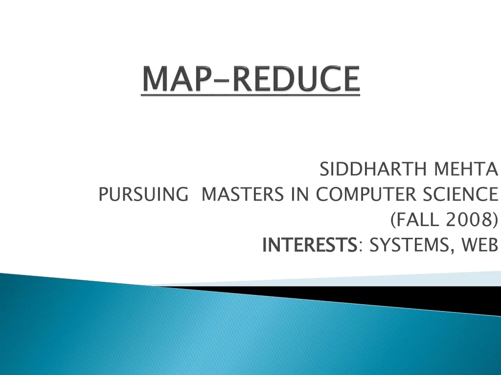 map reduce