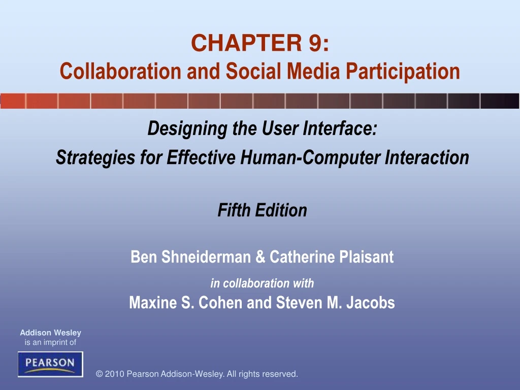 chapter 9 collaboration and social media participation