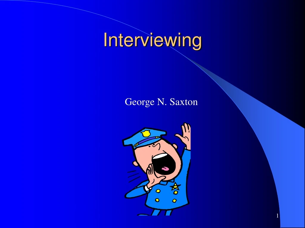 interviewing