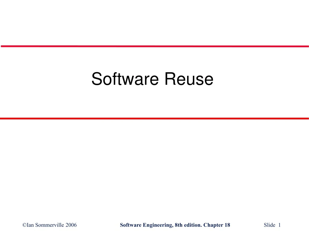 software reuse