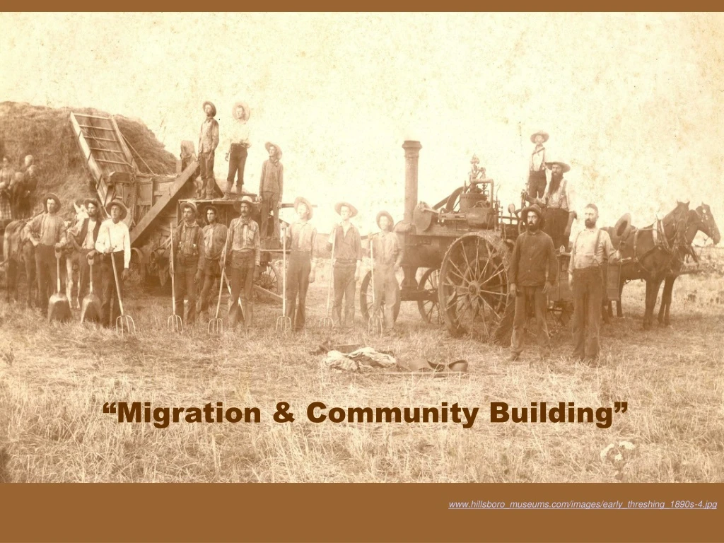 migration community building