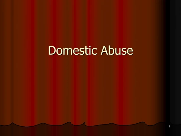 Domestic Abuse