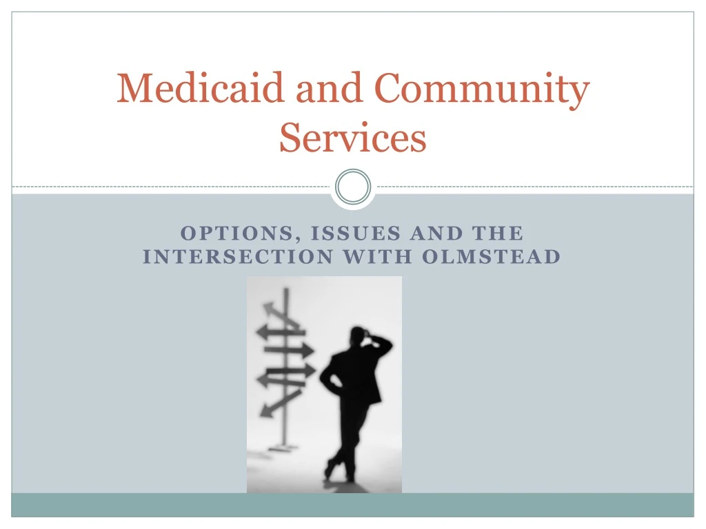 medicaid and community services