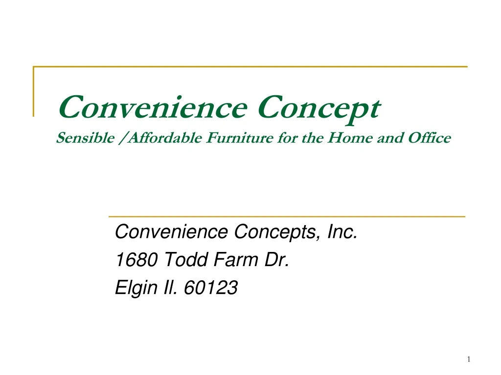 convenience concept sensible affordable furniture for the home and office