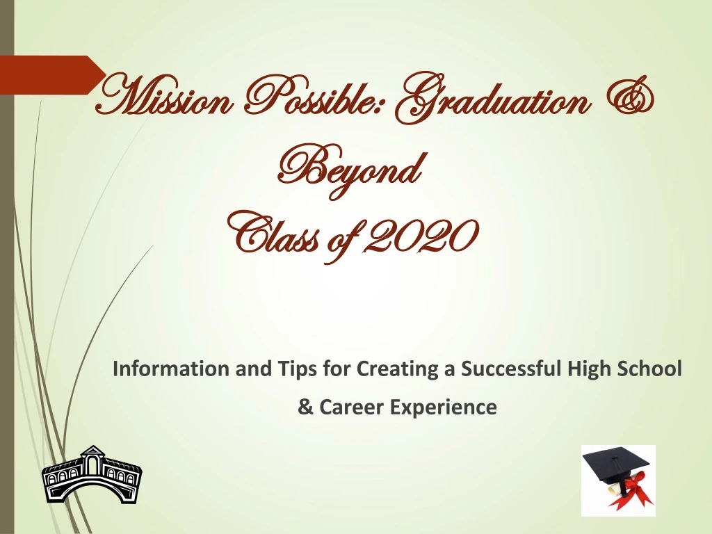 mission possible graduation beyond class of 2020