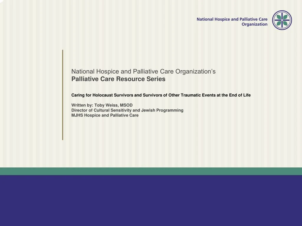 national hospice and palliative care organization