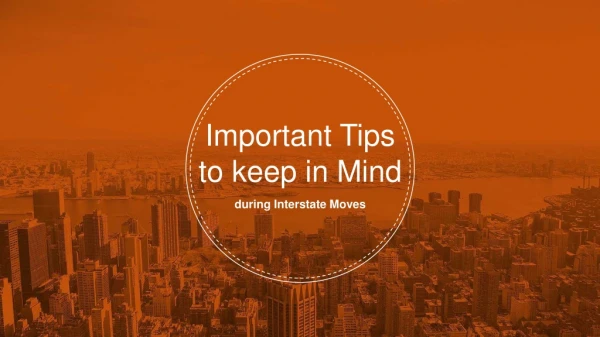 important tips to keep in mind