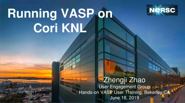 Running VASP on Cori KNL