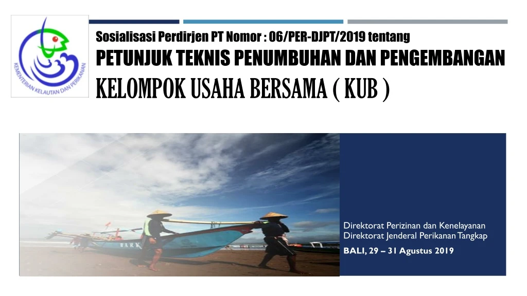 sosialisasi perdirjen pt nomor 06 per djpt 2019