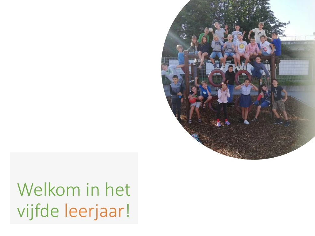 PPT - Welkom In Het Vijfde Leerjaar ! PowerPoint Presentation, Free ...