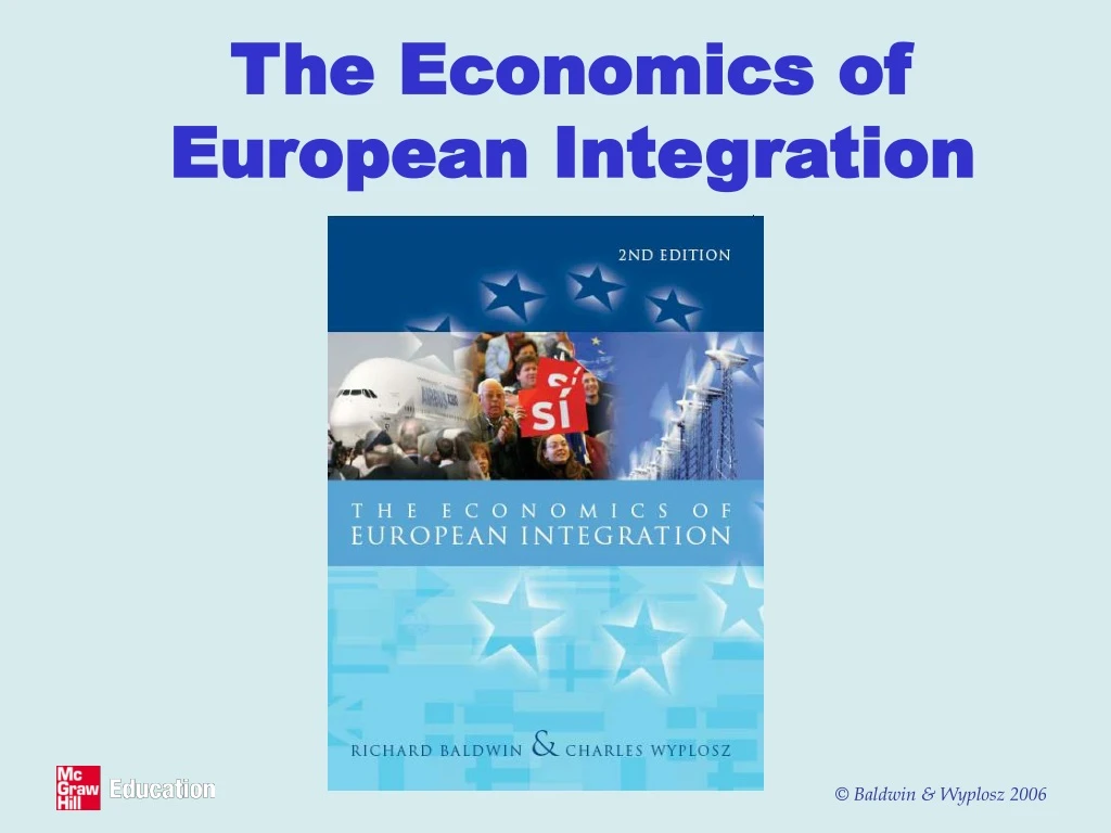 the economics of european integration