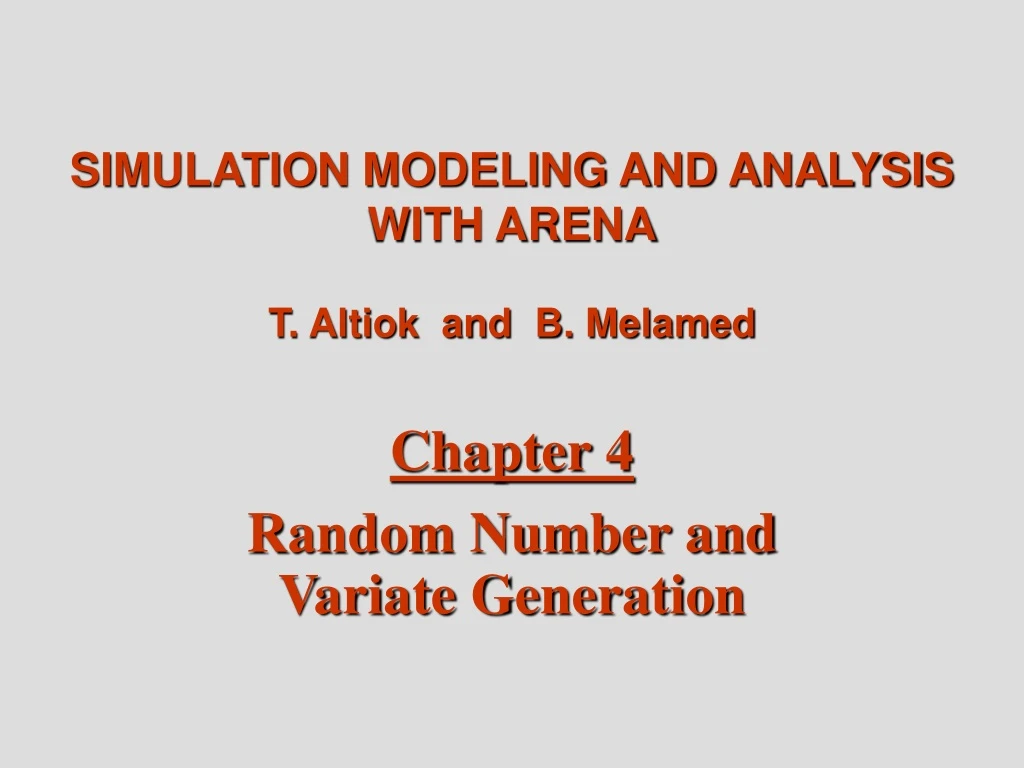 simulation modeling and analysis with arena