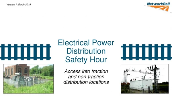 Electrical Power Distribution  Safety Hour