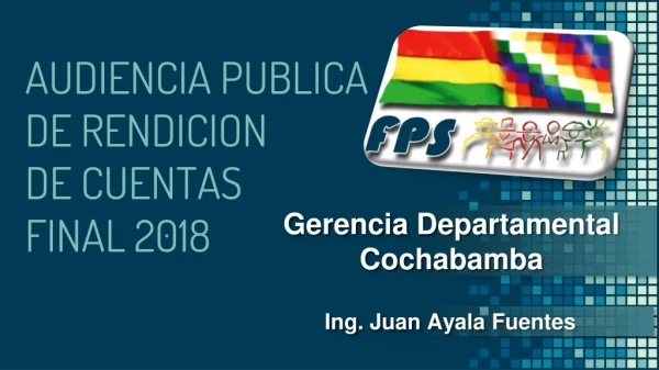 AUDIENCIA PUBLICA DE RENDICION  DE CUENTAS  FINAL 2018