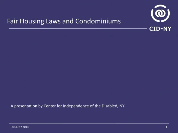 Fair Housing Laws and Condominiums