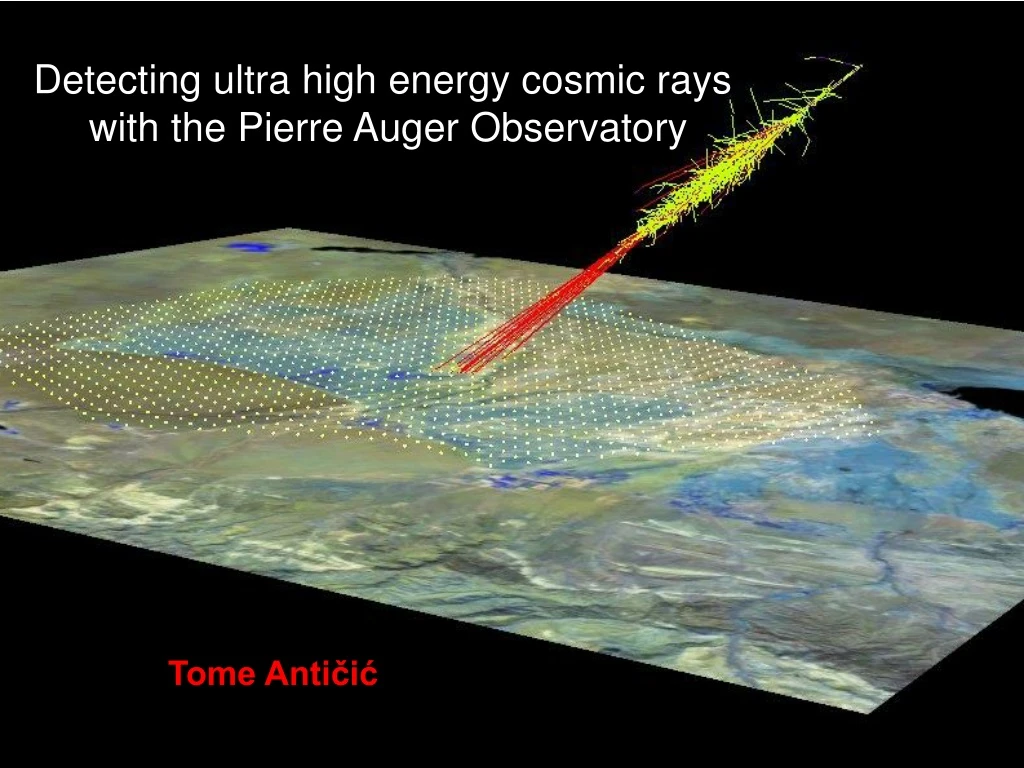detecting u ltra high energy c osmic ray s with