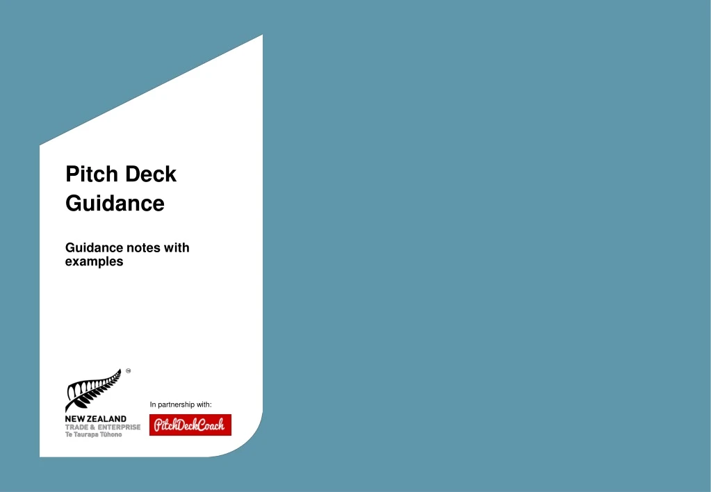 pitch deck guidance guidance notes with examples