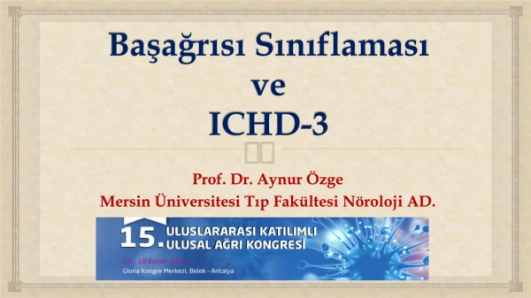 Başağrısı  Sınıflaması ve ICHD-3