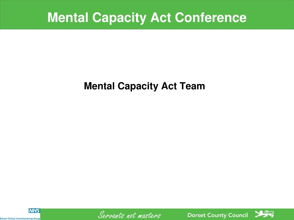 mental capacity act conference