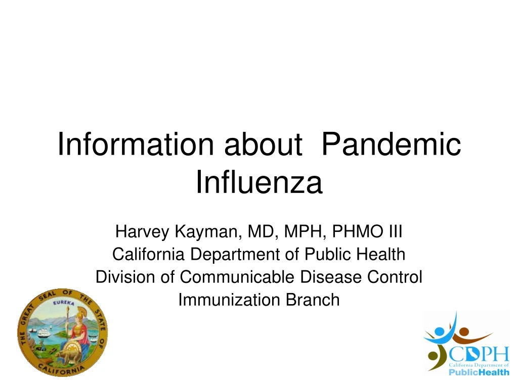 information about pandemic influenza