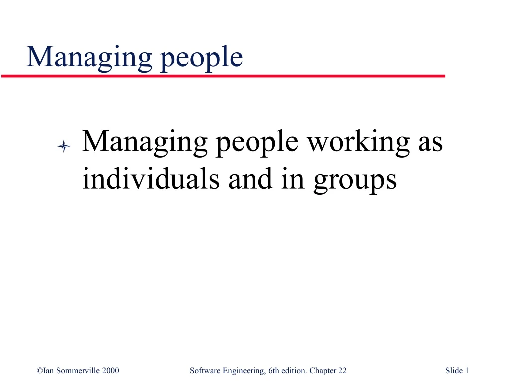 managing people