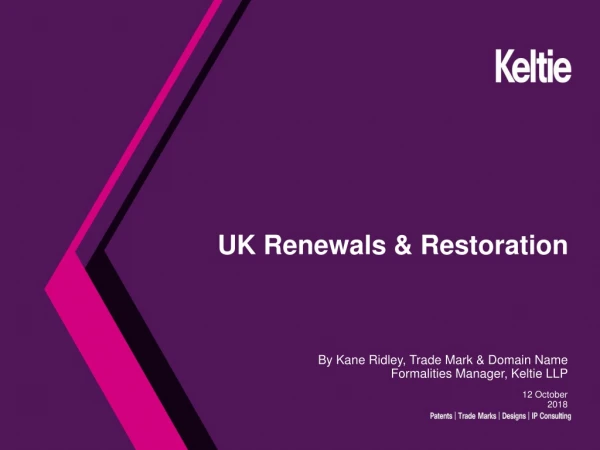 UK Renewals &amp; Restoration