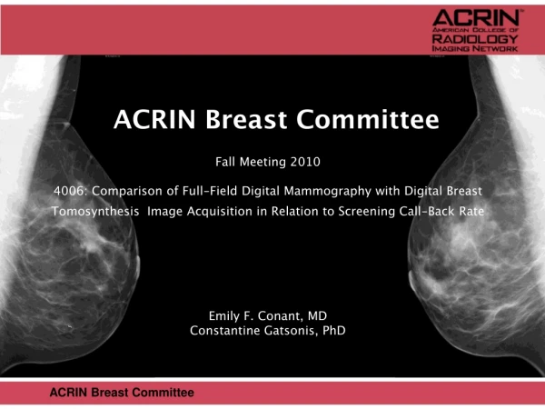 ACRIN Breast Committee