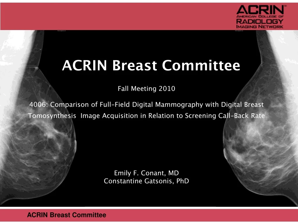 acrin breast committee