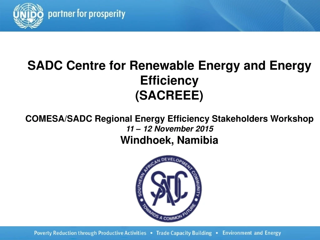 sadc centre for renewable energy and energy