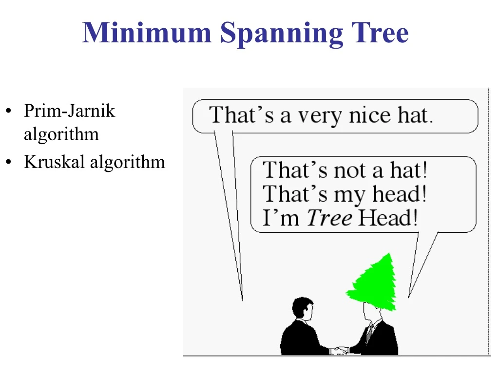 minimum spanning tree