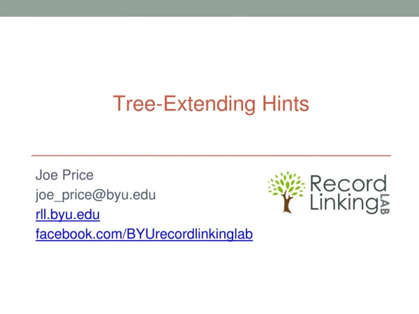 Tree-Extending Hints