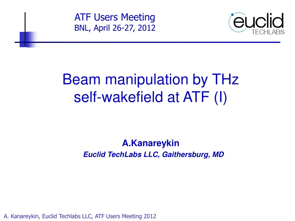 atf users meeting bnl april 26 27 2012