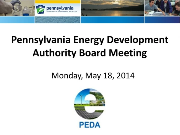 Pennsylvania Energy Development Authority Board Meeting