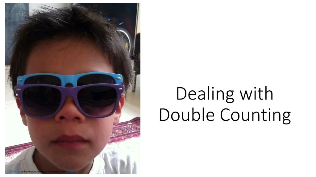 dealing with double counting