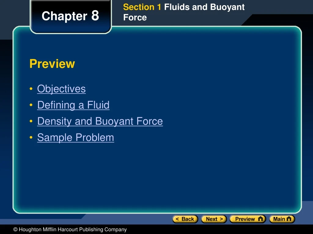 section 1 fluids and buoyant force