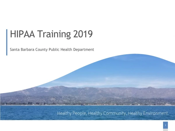 HIPAA Training 2019