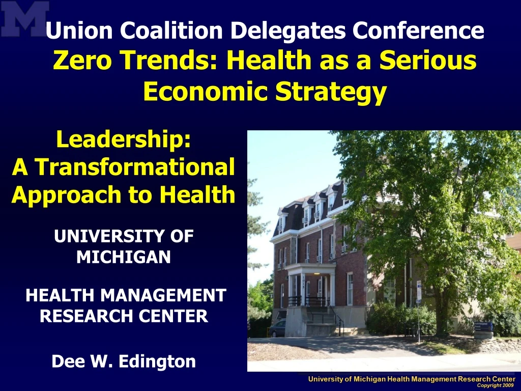 union coalition delegates conference zero trends