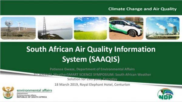 South African Air Quality Information System (SAAQIS)