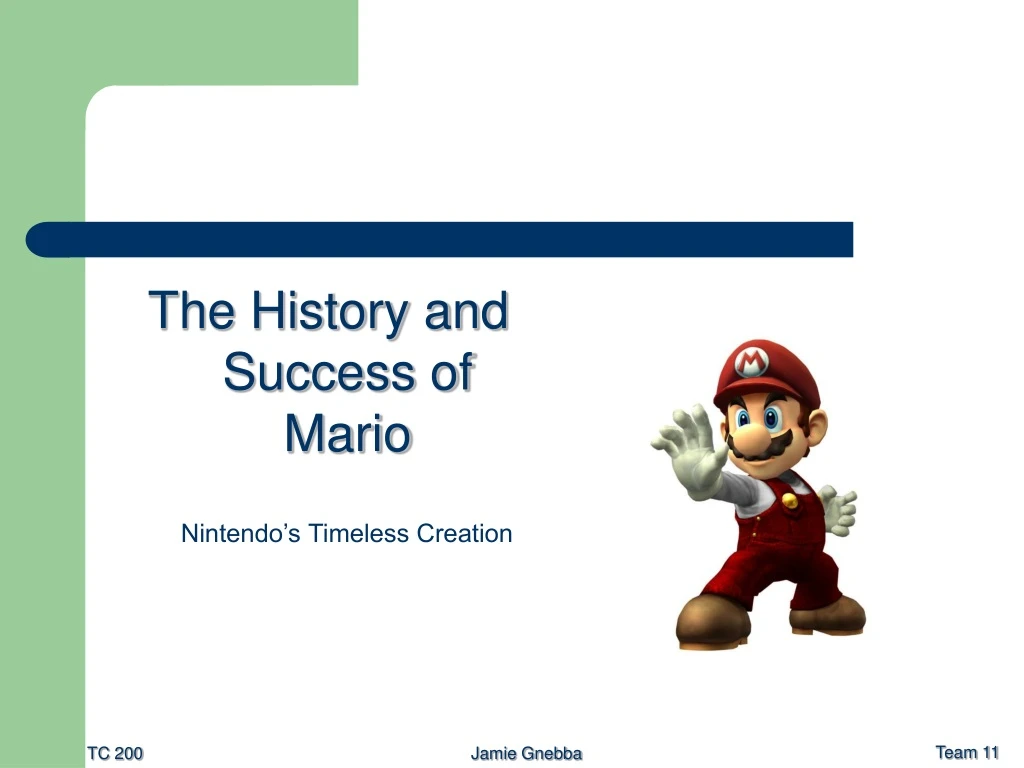 the history and success of mario