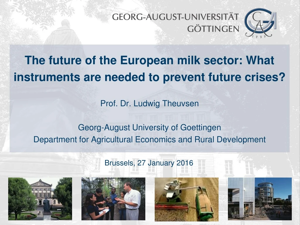 the future of the european milk sector what