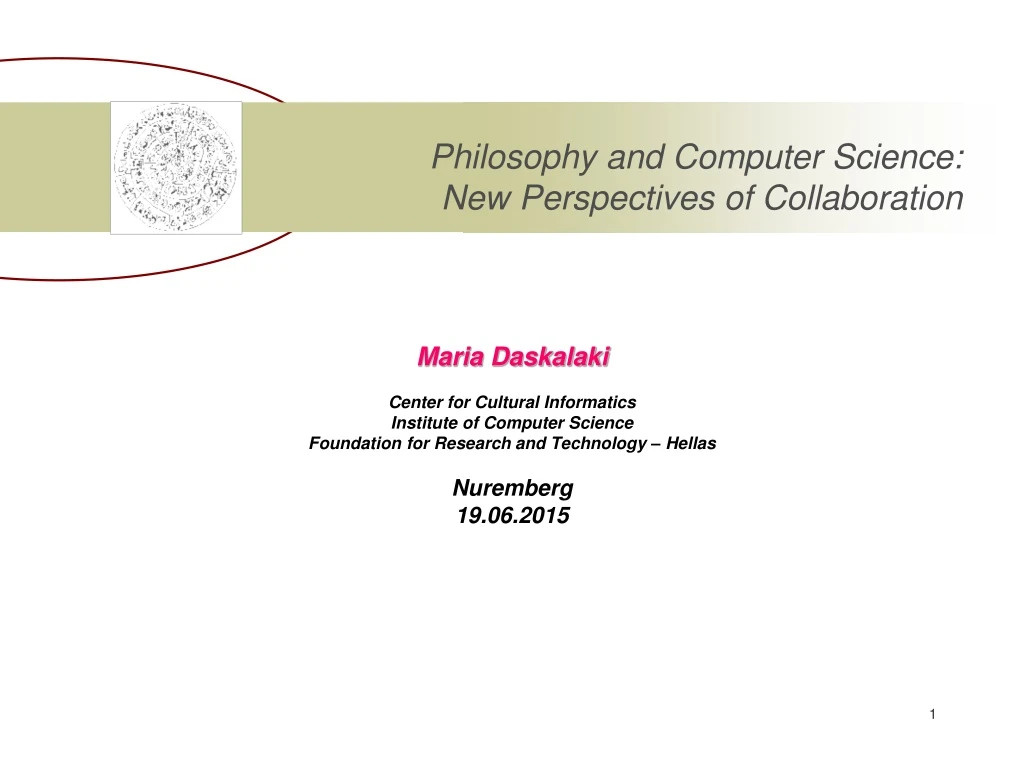 philosophy and computer science new perspectives of collaboration