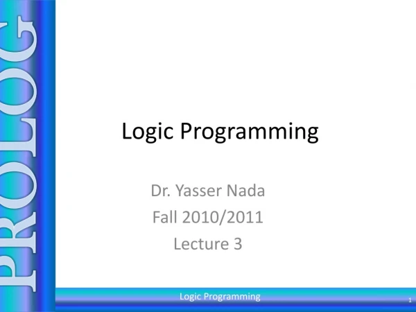 Logic Programming