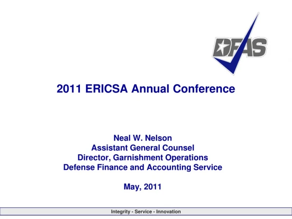 2011 ERICSA Annual Conference