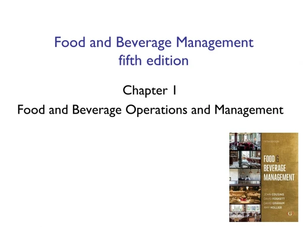 Food and Beverage Management fifth  edition