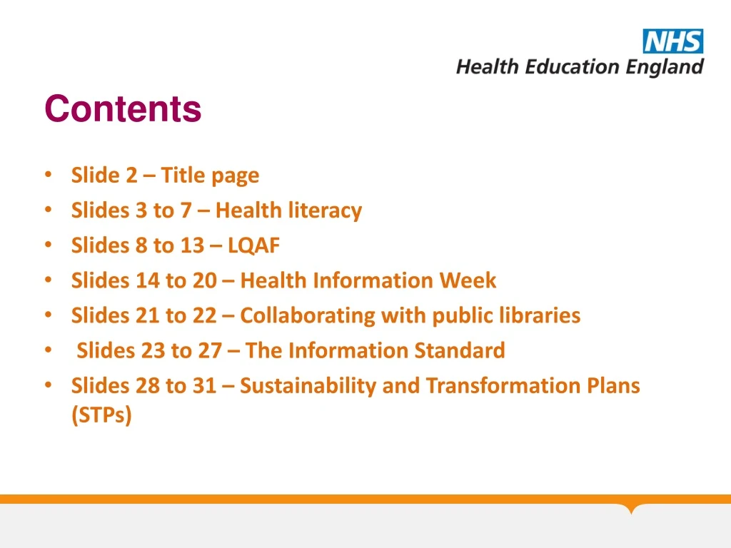 contents