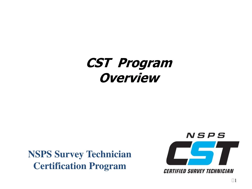 cst program overview