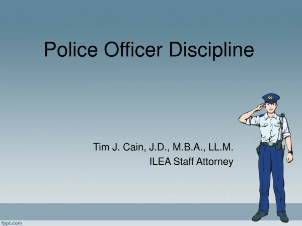 Police Officer Discipline