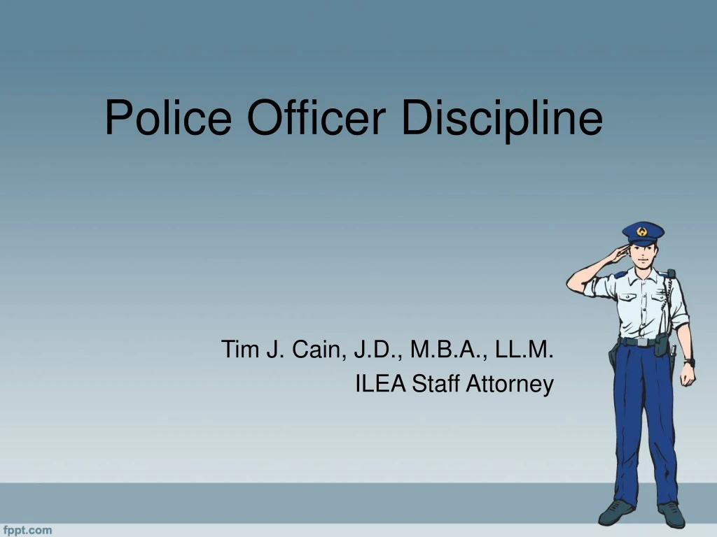 police officer discipline